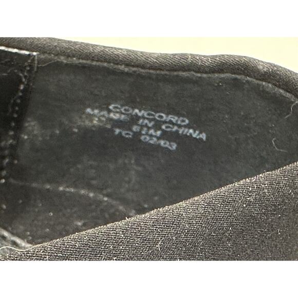 LizFlex by Liz Claiborne Womens Heels Size 6.5 Concord Black Suede Block Heel - Picture 5 of 10